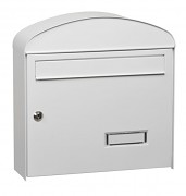 poštovní schránka na dopisy, noviny, lakovaná bílá - Biedrax SD6322B